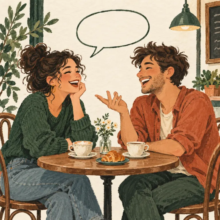 איור להמחשה: שמחה — איור מושגי