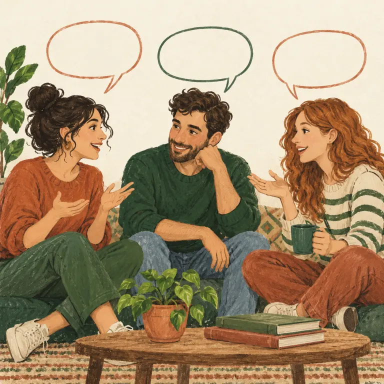 איור להמחשה: דיבור לא רשמי — איור מושגי