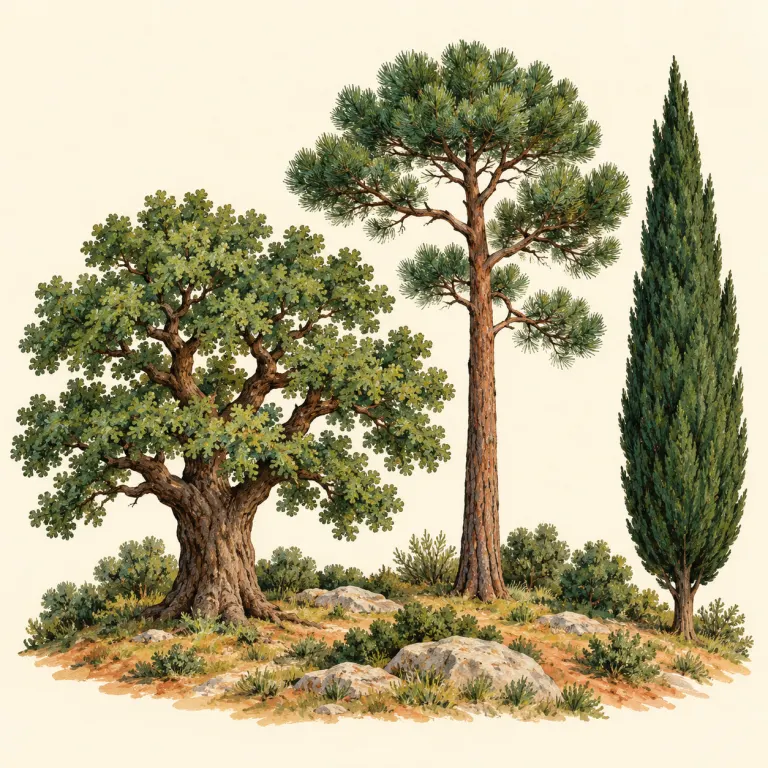 איור להמחשה: עצים